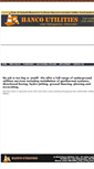 Mobile Screenshot of hancoutilities.com